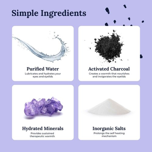 The Eyelid Hygiene Foundation | Self Heating Warm Compress for Eyes | Eye Wipes for Dry Eyes | Eye Compress for Puffy Eyes | Eye Mask for Fast Relief of Dry Eyes | Eyelid Wash Pads | Travel Friendly