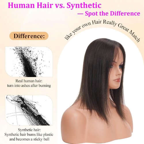 YWGYWG Hair Toppers for Women Real Human Hair, 4x4.8 Inch Upgrade Basement 360° Cover 3D Clip in Hairpieces for Women with Thinning hair, 14 Inch 2# Dark Brown