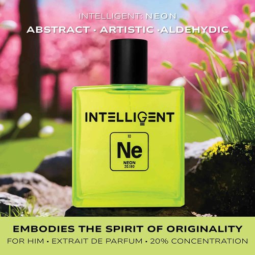 Intelligent Neon Eau de Parfum | Cologne for Men | Abstract, Artistic, Aldehydic | 3.4 Fl Oz (100 mL)