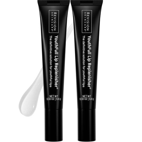 Revision Skincare YouthFull Lip Replenisher, Moisturizing Lip Plumper with Hyaluronic Acid, Volumizing, Plumping and Anti Aging, 2 Pack - 0.33 Ounce