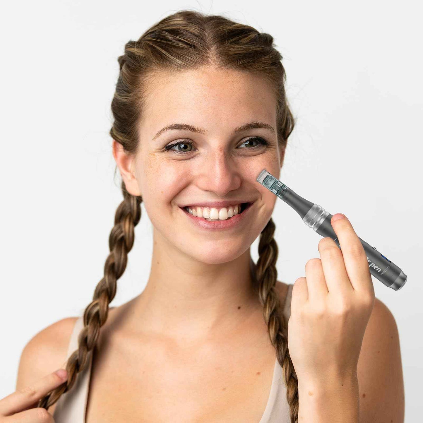 Microneeding Derma Roller Pen |Micro Needle Roller Pen for Home Use Microneedle Roller Pen for Women Men Tools