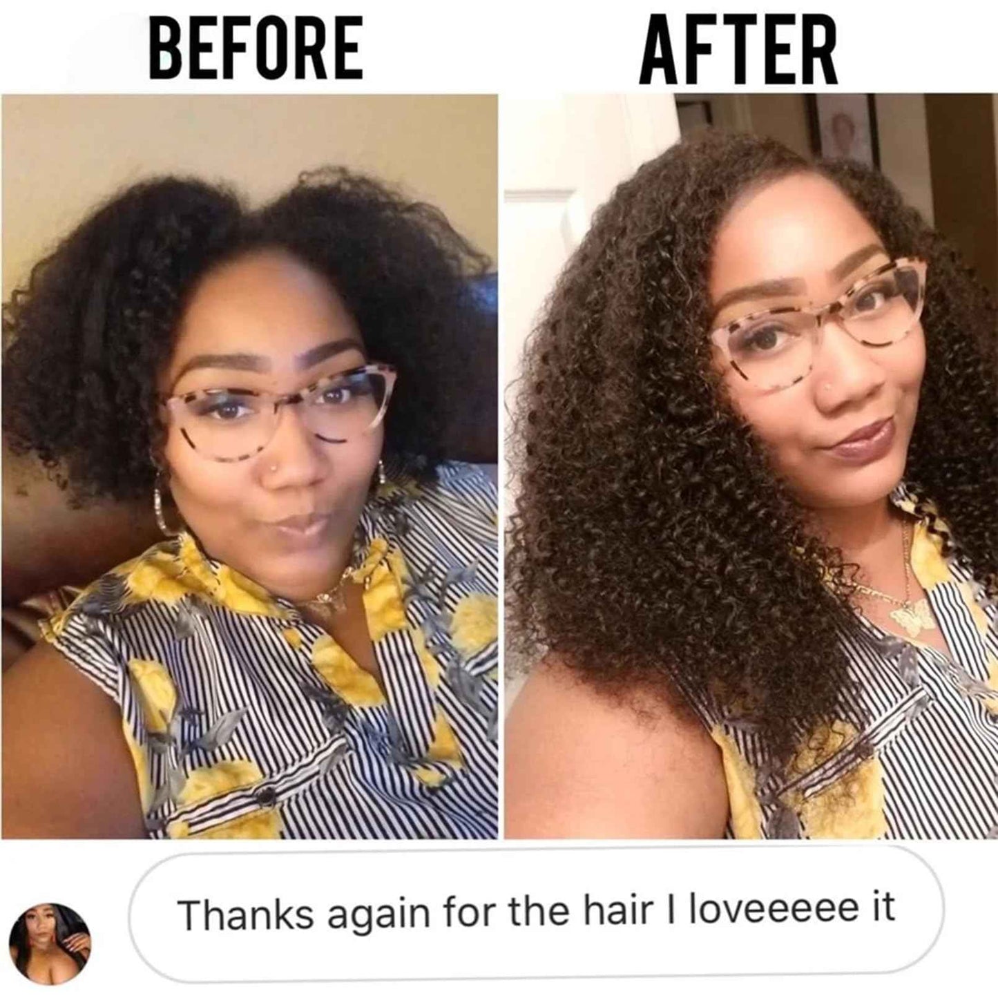 PangDongLai Afro Kinky Curly Human Hair Clip In Extensions for Black Women 4B 4C Brazilian Afro Curly Virgin Human Hair Extensions 8pcs 18 Clips 8-20inch Natural Black Color for Daily Use (20inch)