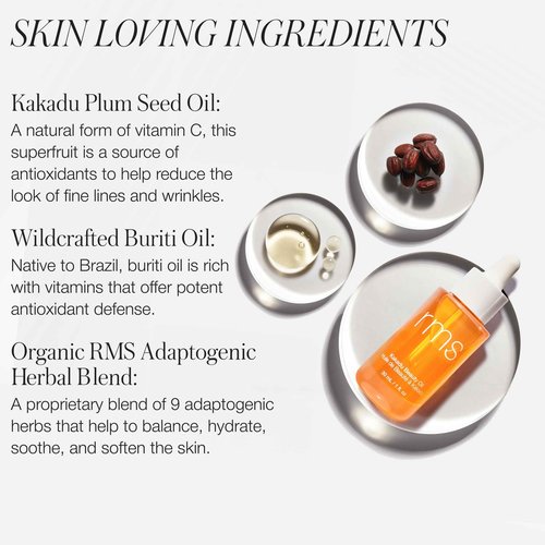 RMS Beauty Kakadu Beauty Oil – Potent Antioxidant Face Oil with Vitamin C-Rich Kakadu Plum, Hydrating & Brightening Serum for Radiant, Youthful Skin, 30ml