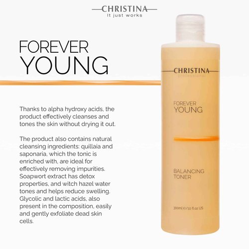 Forever Young - Balancing Toner for Oily and Combination Skin, pH 3,2-3,7 (300ml)