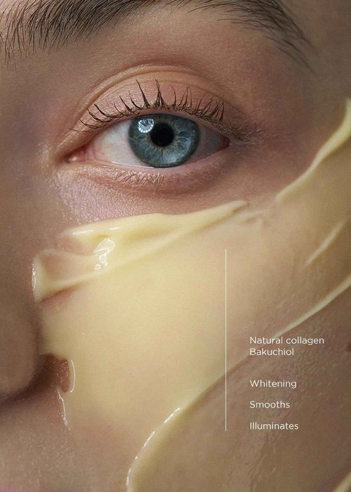 FINDIVE OFFICIAL Bakuchiol Ampoule In Mask, 5,000ppm Bakuchiol, Plan-Based Retinal Alternative, Vitamin C Ethyl, Adenosine, Panthenol, Brightning mask, Anti-aging mask, Korean Skincare 6.76fl.oz