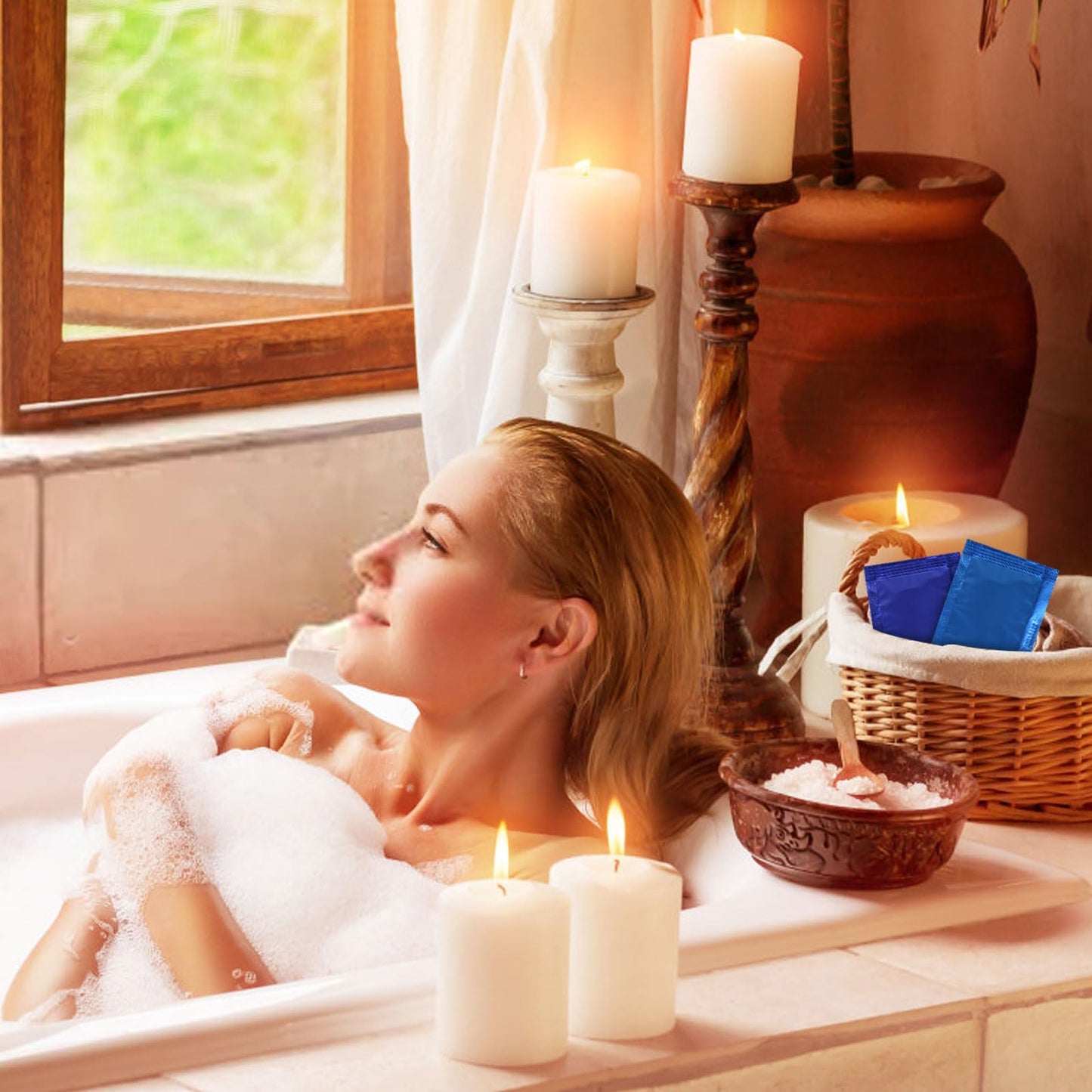 LLHQAMT Hygiene Kit, Hygiene Kit Bulk, Individually Packed, The Travel Hygiene Kit is Fully Equipped and Clean and Hygienic, Convenience Kits Suitable for Hotel, Camping, Home, Travel (100-PACK)