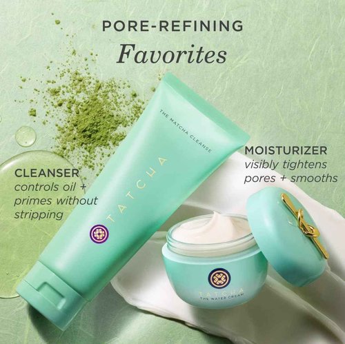 TATCHA The Jumbo Water Cream | Cream Moisturizer for Face, Optimal Hydration For Pure Poreless Skin | 75 ml, 2.54 oz
