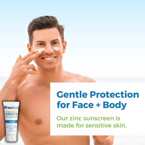 Waxhead Zinc Oxide Sunscreen Bundle — SPF 30 Face Stick (White, 3.7 oz) + SPF 35 Body Cream (4 oz) | 25% Non-Nano Zinc | Mineral, Reef-Friendly, Water-Resistant | Kids, Sensitive Skin, Sport & Tattoos