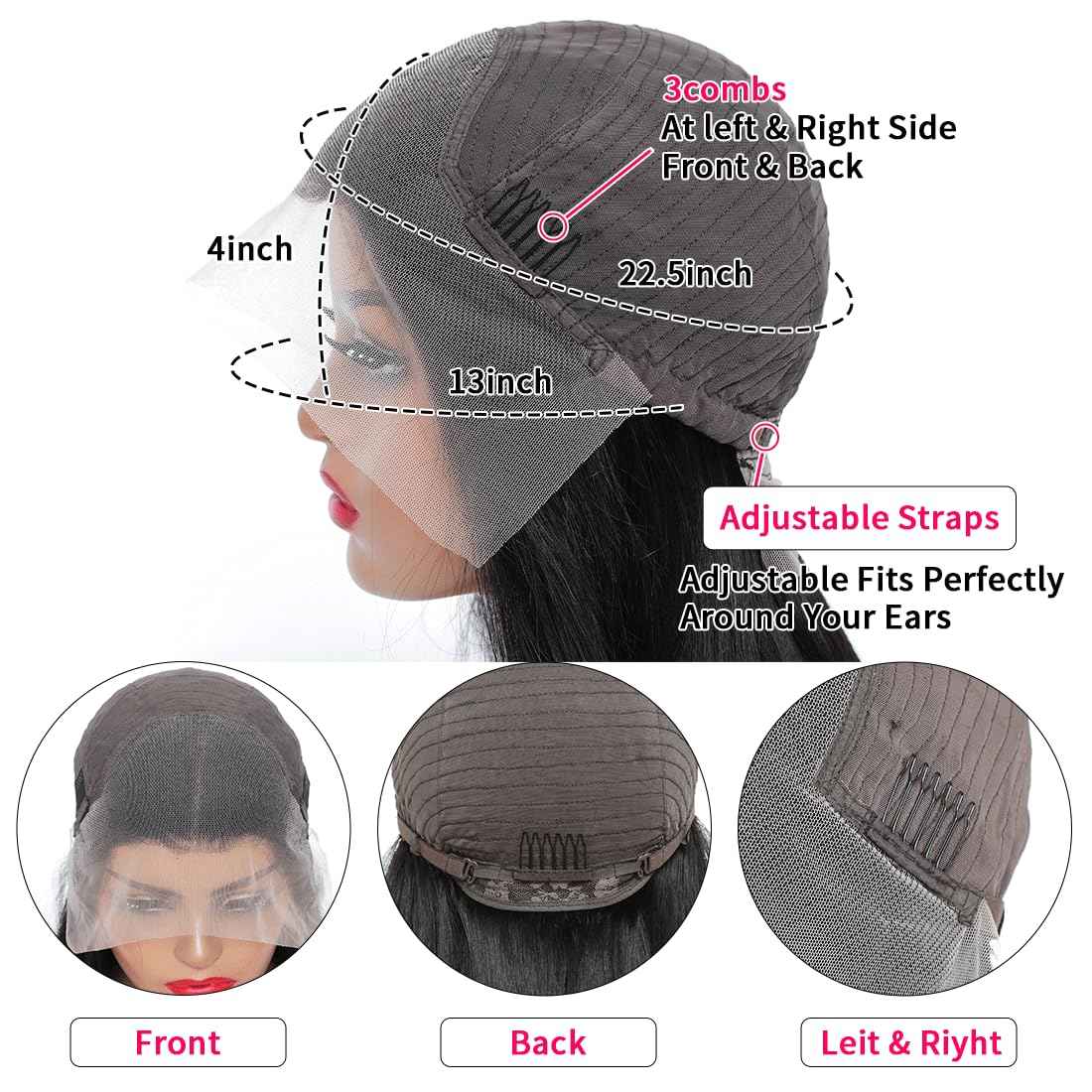 Lovelyworld Deep Wave Lace Front Wigs Human Hair 200 Density 13X4 HD Deep Curly Lace Front Human Hair Wig Lace Frontal Human Hair Wigs for Women 28 inch