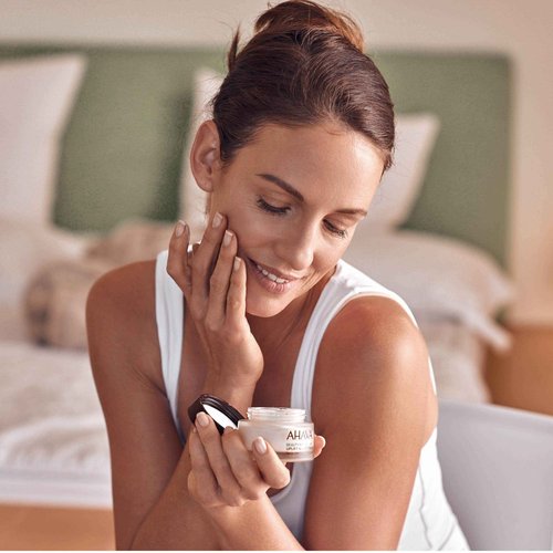 AHAVA Uplift Night Cream - Rich, Melting Night Cream to Lift, Firm & Tighten Skin, Anti-Aging Effect by Reducing Deep Wrinkles, Enriched with Exclusive Osmoter, Tripeptide 38 & Shea Butter, 1.7 Fl.Oz