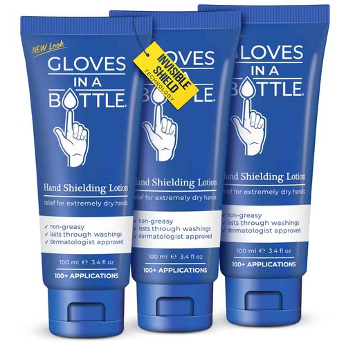 Gloves In A Bottle Shielding Lotion (3 Pack 3.4oz Tube)