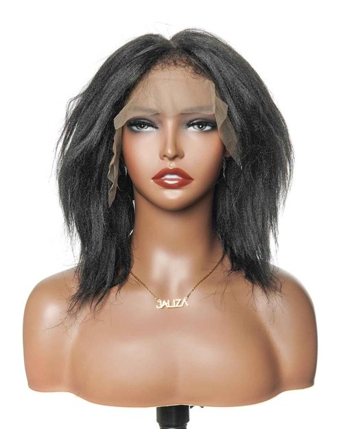 JALIZA Full Lace Wig Cap Real Swiss HD Lace Braided Wig Base for Women and Men - Black
