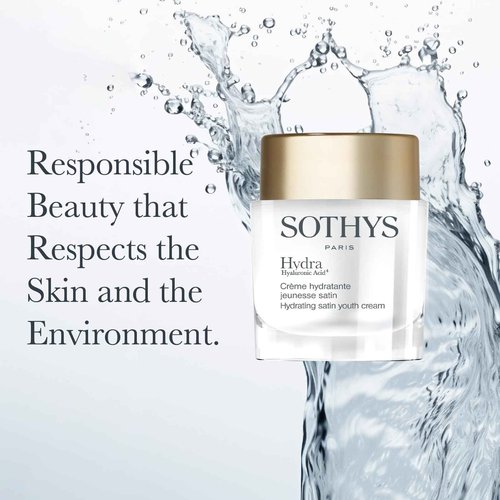 SOTHYS Hydrating Velvet Youth Cream | Face Moisturizer with Hyaluronic Acid for Youthful Plumpness | Normal to Dry Skin
