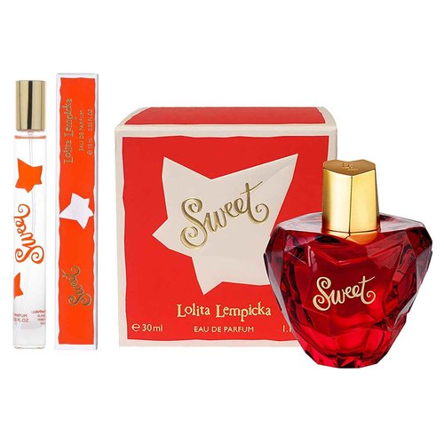 Lolita Lempicka Sweet Duo - Sweet Eau De Parfum 1 oz Spray with 0.50 oz Travel Size Spray