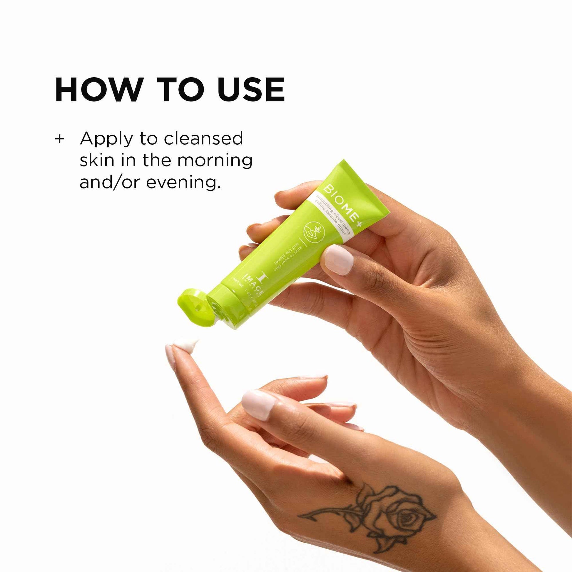 IMAGE Skincare, Discovery size BIOME+ Smoothing Cloud Crème, Microbiome Friendly Face Cream, Supports Skin Moisture Barrier, 1 oz