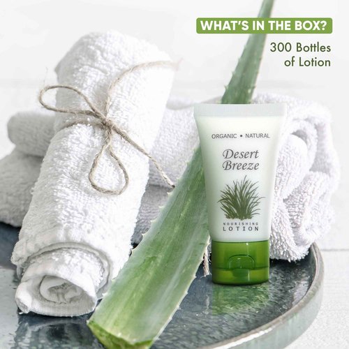 Desert Breeze Lotion, Travel Size Hotel Toiletries, 1 oz Flip Cap (Case of 300)