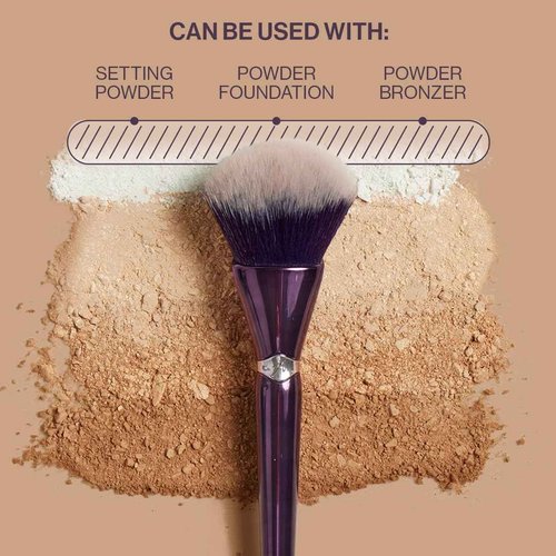 Anisa Beauty Multi-Powder Brush | Versatile Face Brush for Setting, Finishing| Soft Synthetic Fibers for Smooth Application | Professional Quality Makeup tool
