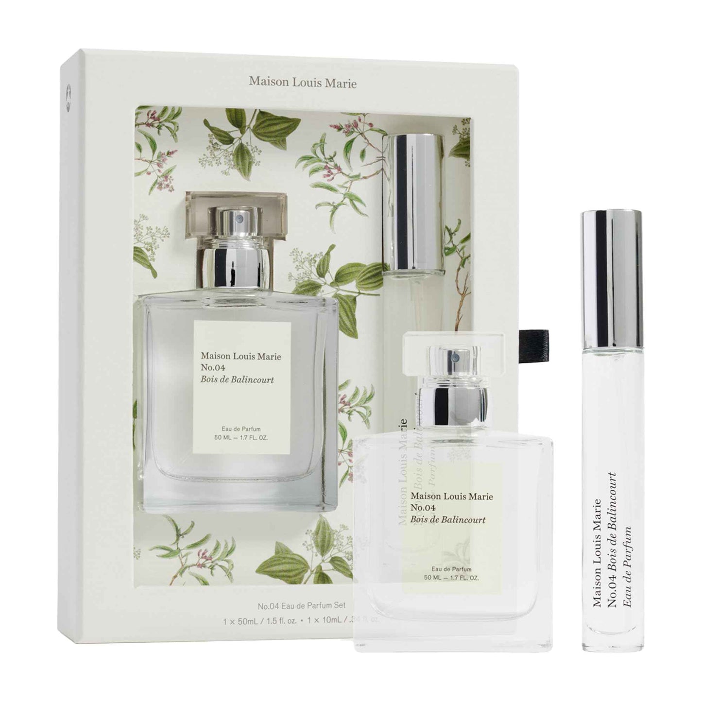Maison Louis Marie - No.4 Bois de Balincourt Eau De Parfum 2-Piece Holiday Gift Set | Luxury Clean Beauty + Non-Toxic Fragrance