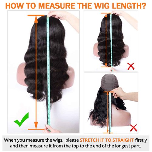 Human Hair Wigs with Bangs Body Wave Bang Wigs for Black Women Human Hair 150% Density Brazilian Glueless None Lace Front Wig Human Hair Natural Color(16 Inch, Body Wave)