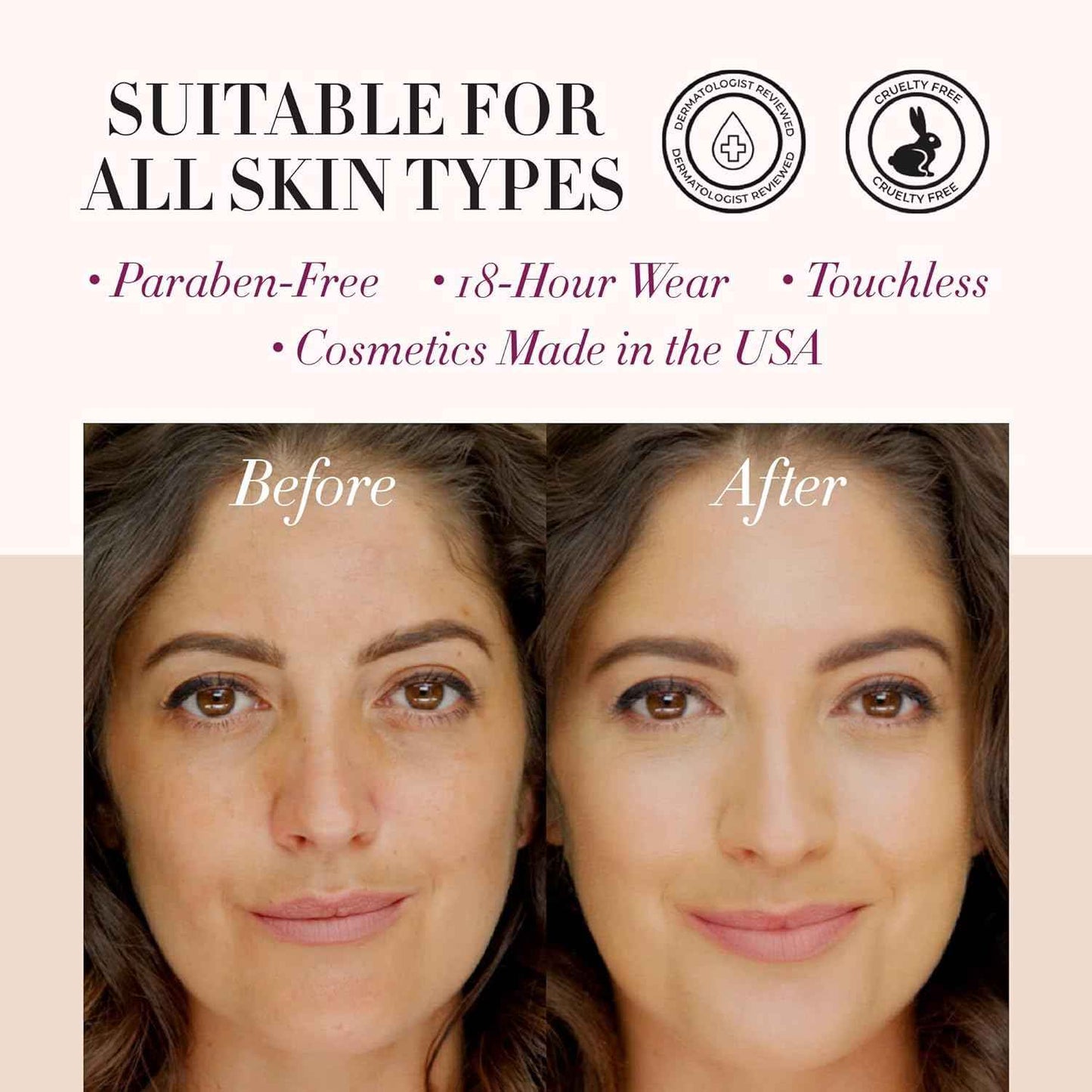 Luminess Air Icon Makeup Airbrush System and 4-Piece Foundation Starter Kit, Medium Coverage - Quick, Easy & Long Lasting Application - Includes Silk 4-In-1 Foundation, Highlighter & Blush