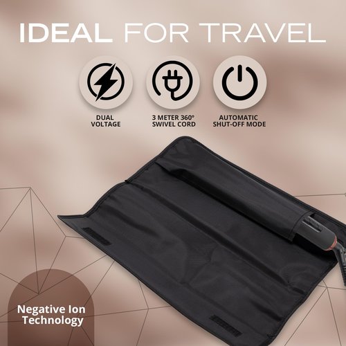 Corioliss Electric Hair Straightening Brush Hot Brush Antifrizz Temperature Control 80º to 210º Ionic Ceramic Automatic Switch Off