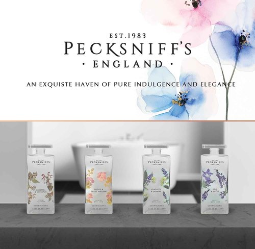 Pecksniff's Hyacinth & Jasmine Bath Soak Decanter | 500ml/16.9 Fl Oz
