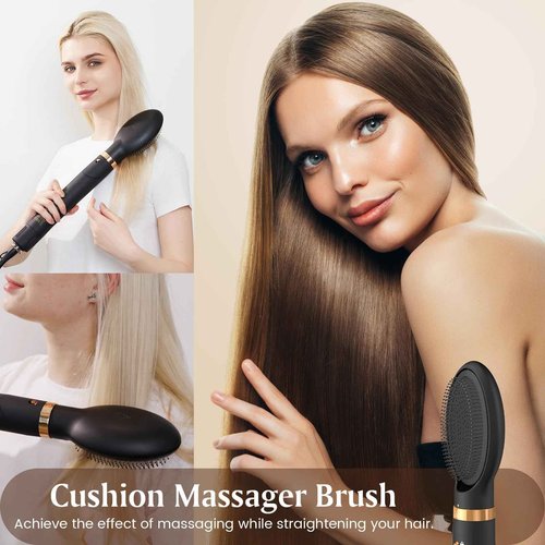 SUPGALIY Air Styler 5 in 1, Hair Dryer Brush & Multi-Styler with 110,000 RPM High-Speed Powerful Motor, Auto-Wrap Curler, Cushion Massager, Oval Brush, Diffuser, Nozzle Attachment