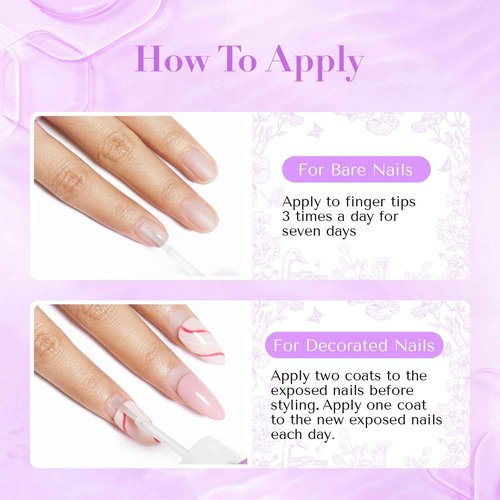 Dip Powder Nail Repair - Nail Strengthener and Growth Building Nail Recover Serum Repair Nail Growth Treatment for Thin and Damaged Nails