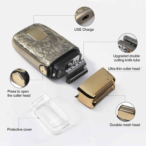 Ufree Beard Trimmer, Electric Razor, Nose Hair Trimmer, Cordless Hair Clippers Shavers, Gifts for Men