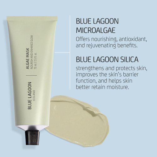 Blue Lagoon - Nourishing Algae Face Mask For Collagen Boost, Ageless Lift & Enhanced Glow - Hydrating and Moisturizing Face Mask Skin Care -Icelandic Skincare (2.5 oz | 75 ml)