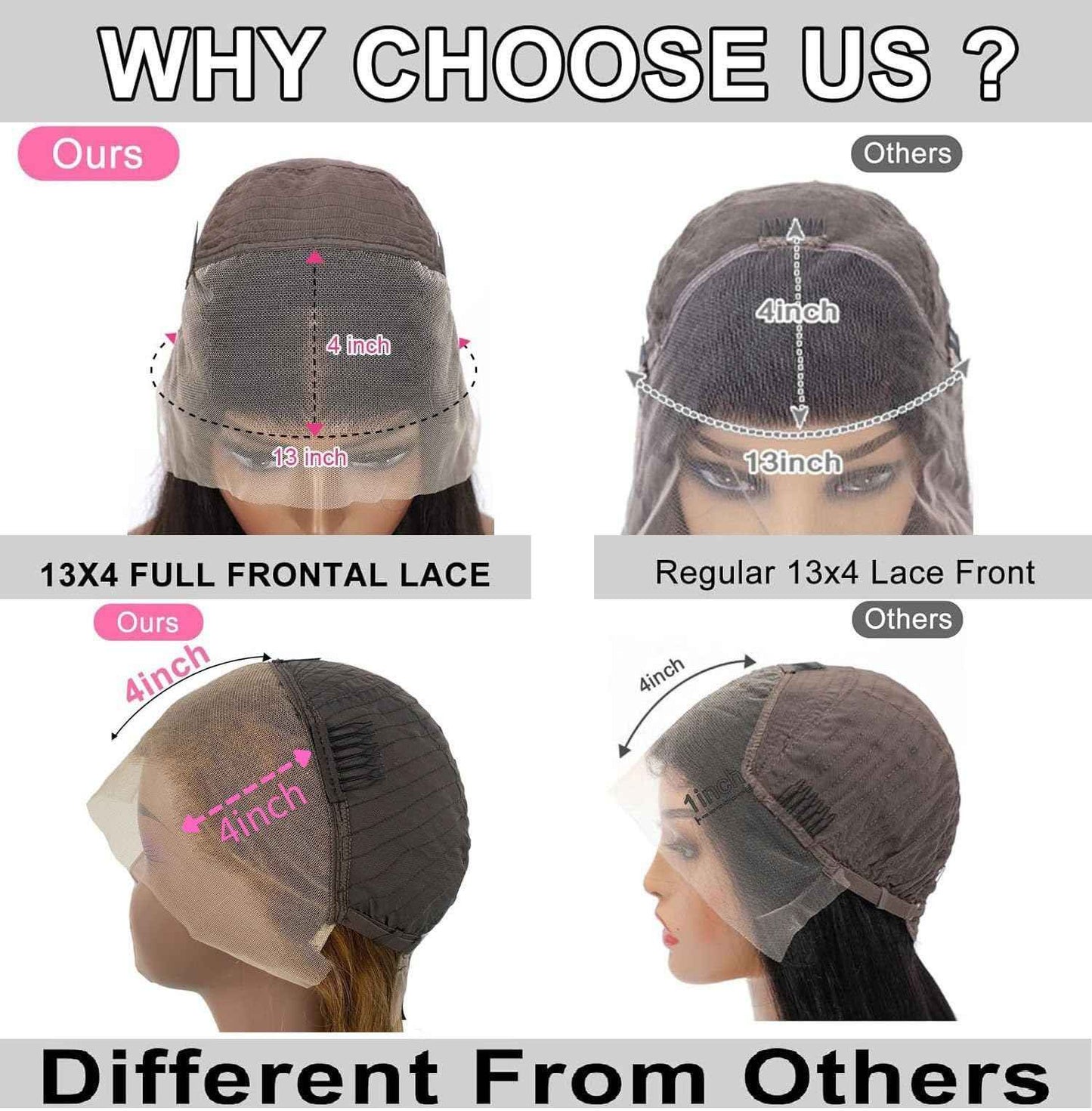 30 Inch Highlight Ombre Lace Front Wig - Human Hair, 180% Density, 13x4 Hd Transparent Lace, Honey Blonde, Straight