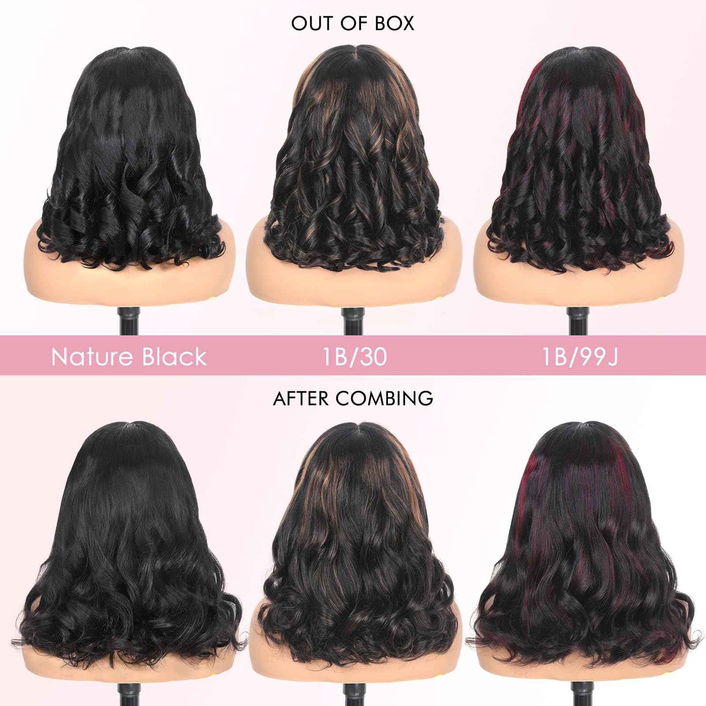 250 Density Layered Bob Wig Human Hair With Curtain Bangs 15A 6x6 Face-Framing Wear Go Glueless Wigs Human Hair Pre Plucked Pre Cut Bob Body Wave Ready To Wear Hd Lace Glueless Wigs Human Hair 14 Inch