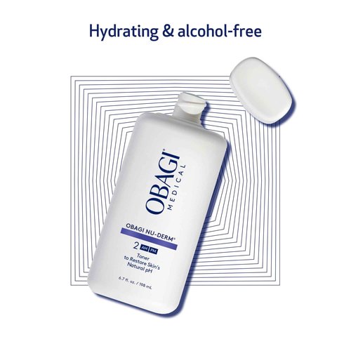 Obagi Nu-Derm Toner – Alcohol-Free, Balancing Nondrying Toner with Witch Hazel & Aloe Vera, Safe for Sensitive Skin – Two Pack, 2 * 6.7 oz