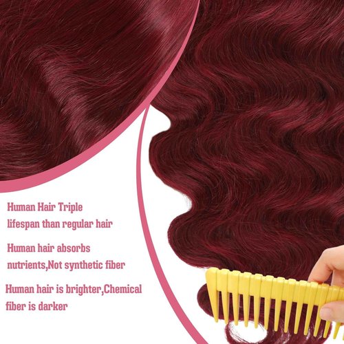 MAKATI 26 Inch 99j Burgundy Lace Front Wigs Human Hair 13x6 HD Transparent Burgundy Wig Human Hair Pre Plucked Body Wave Lace Front Wigs for Black Women
