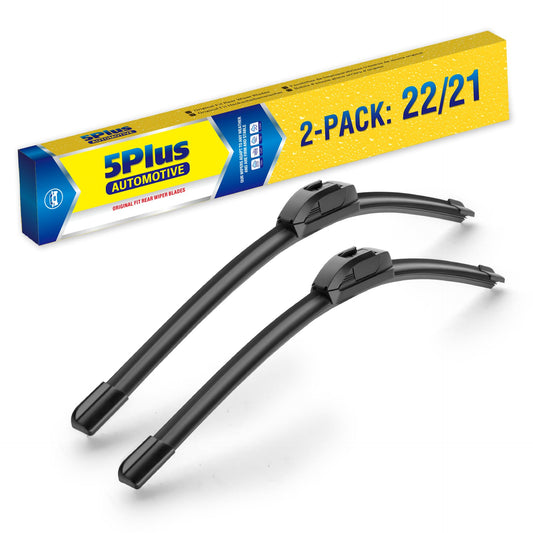 22"+21" Windshield Wiper Blades Replacement For Toyota Tacoma 2014-2005 Solara 2003-2001 /Grand Cherokee 2021-2011 /Honda Pilot 2014-2009 /Dodge Durango 2021-2011 Wiper Blades For My Car