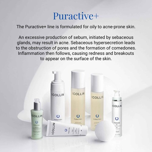 G.M. COLLIN Puractive+ Essential Oil Complex | Salicylic Acid Face Serum for Oily or Acne Prone Skin | Helps Reduce the Appearance of Blemishes