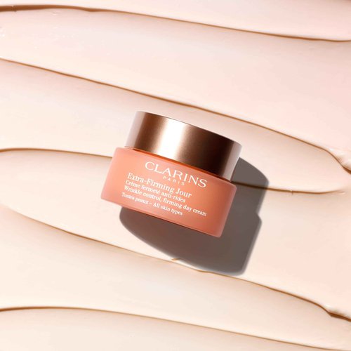 Clarins Extra-Firming Day Cream | Anti-Aging Moisturizer | Radiant & Plumper Skin in 28 Days | 1.7 oz
