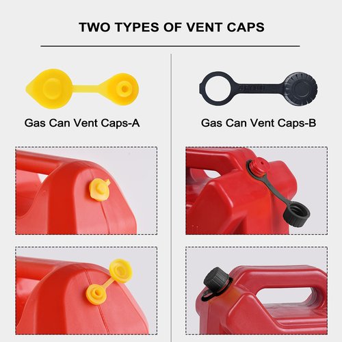 Gas Can Spout Replacement Kit, Gas Can Nozzle Replacement (2 Kit-White) All gaskets are installed and ready to use upon receipt. For 1/2/5/10 gallon gas can. Easy and convenient to use