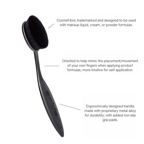 Artis Elite Oval Brush 7 - Black, 1 Pc Makeup Brush
