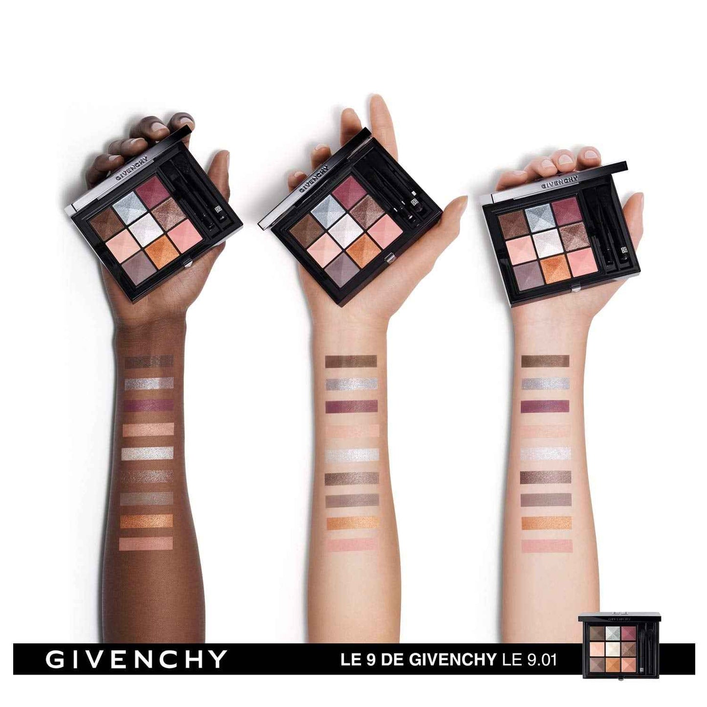 Givenchy Le 9 De Eyeshadow Palette - Le 9.01 for Women - 0.28 oz Eye Shadow