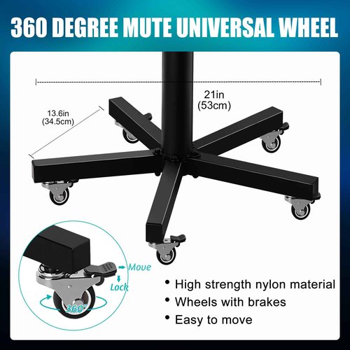 Poarmeey Rolling Stool with Back Support Tattoo Chair for Artist Salon Black Adjuestable Swivel Stool with Backrest for Work Spa Shop Home Massage Use