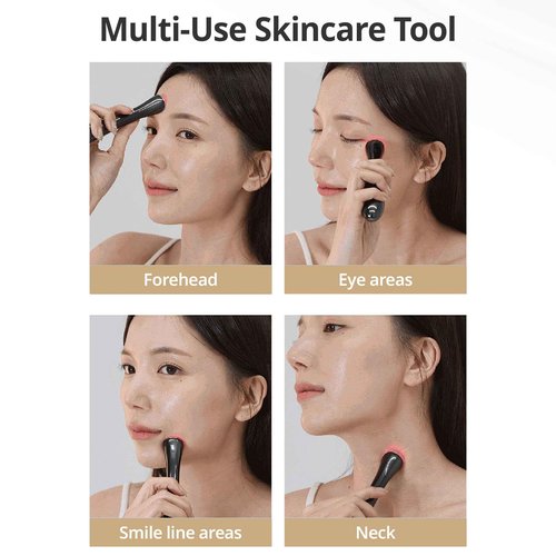 PEARLCARE Eye Lift Wand, Anti Aging at Home Under Eye Skin Care Facial Massager Tool for Dark Circles, Eye Bags, Puffiness, Beauty Device for Face