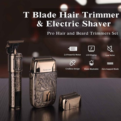 Ufree All in One Beard Trimmer for Men with Electric Foil Shavers Hair Trimmer, Barber Clippers Electric Razor, Professional Men Grooming Kit, Birthday Gifts for Him Men