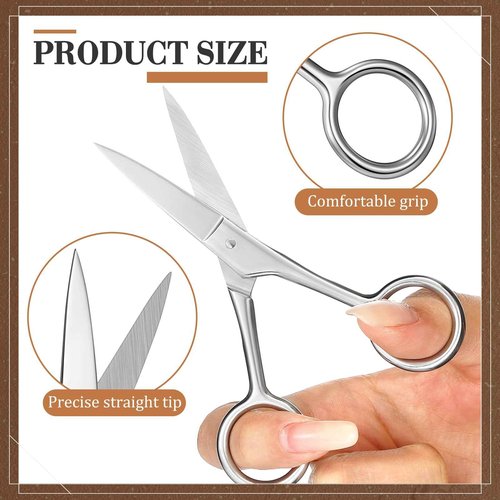 Zubebe 20 Sets Beard Brush and Comb Set for Men, Boar Bristle Brush, Wood Mustache Comb and Beard Trimming Scissors with Travel Pouch, Beard and Mustache Grooming Kit for Beard Care Valentine GIft