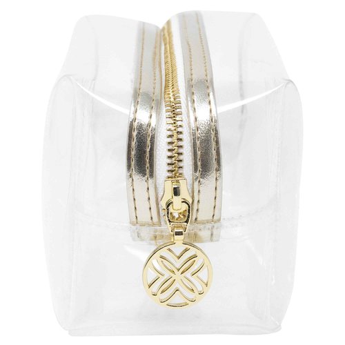 Lilly Pulitzer 4 Piece Travel Toiletry Bag, Cute Luggage Case for Adults, Zipper Pouch Set for Cosmetics, Small Pouch Bag for Supplies, Makeup or Toiletries (Swayin in the Breeze)