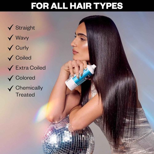 IGK Glass Hair Duo | Good Behavior Spirulina Smoothing Spray + Disco Disco Clear Gloss Shine Spray | Keratin Like Treatment + Glossy Finish | 5.6 oz + 5.3 oz