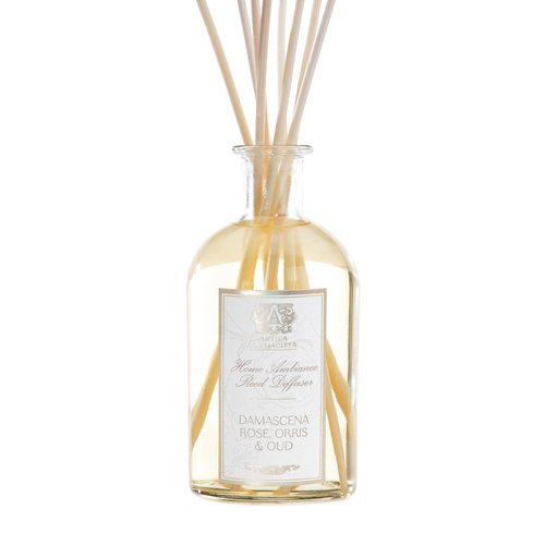 Antica Farmacista Home Ambiance Diffuser - Long-Lasting Reed Scent Diffuser - Luxury Room Freshener Gift - Sandalwood Amber, 8.45 fl oz