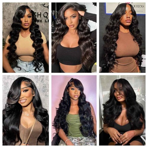 Selina 3 Bundles Human Hair 24 24 24 Inch Brazilian Body Wave Bundles 300g Remy Hair Natural Black Color (24 24 24Inch, Body Wave)