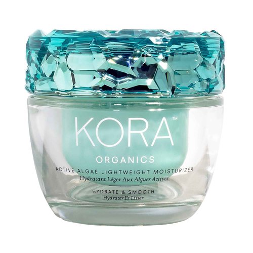 KORA Organics Active Algae Lightweight Moisturizer, Hydrating Face Cream, Soothing Facial Moisturizer for Men and Women, Certified Organic, Cruelty Free, Refillable, 1.69 fl oz
