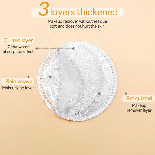 Cotton Rounds,Individually Wrapped Cotton Pads,Makeup Remover Pads | for Face,Nail Polish,Facial Cleansing | Soft,Round,Disposable,Sachet Wrap,Travel Size,Airbnb/Apartment/Hotel Amenities (800 Pack)